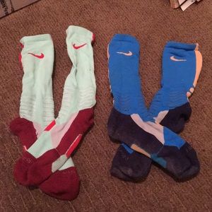 Lot of two pair of Nike elite socks